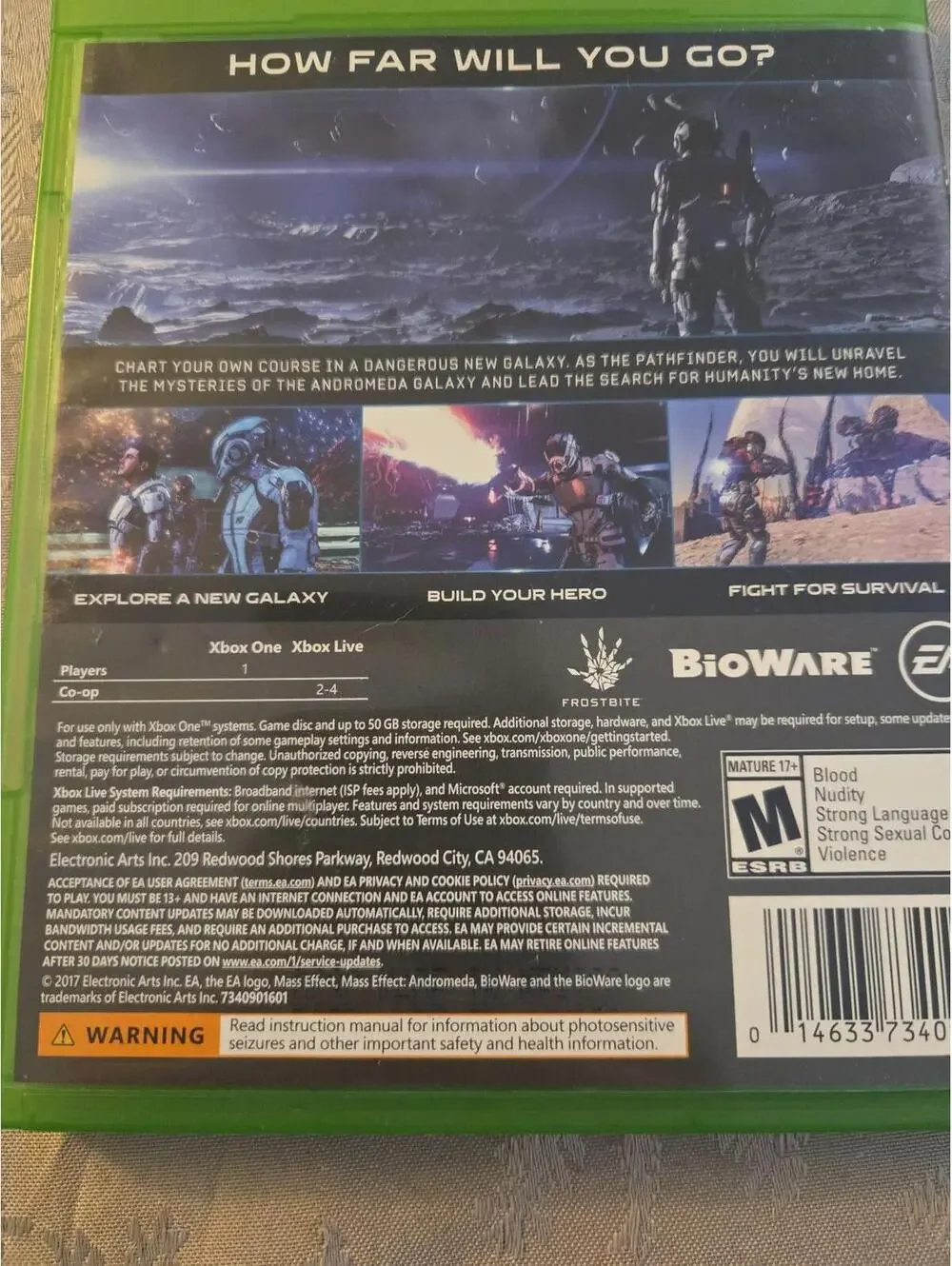 Mass Effect: Andromeda - Xbox One (Complete in Box)